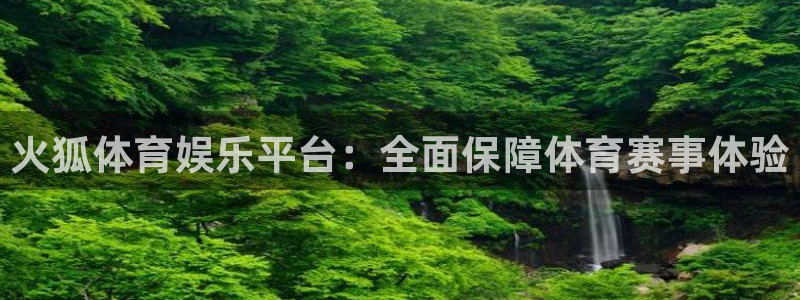 美狮贵宾会体育和杏耀是哪个公司的：火狐体育娱乐平台：全面保障体育赛事体验