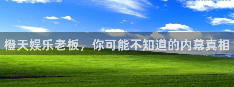 美狮贵宾会3官网登录：橙天娱乐老板，你可能不知道的内幕真相
