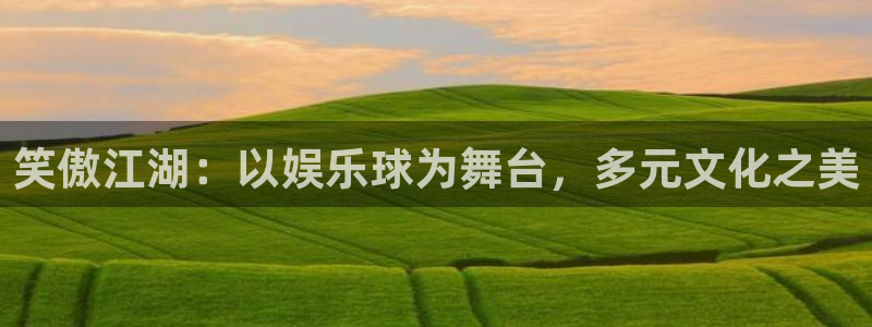 美狮贵宾会2登录地址：笑傲江湖：以娱乐球为舞台，多元文化之美