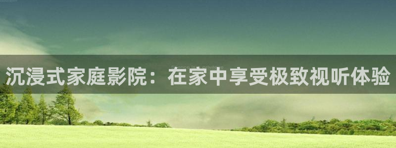 美狮贵宾会官网：沉浸式家庭影院：在家中享受极致视听体验