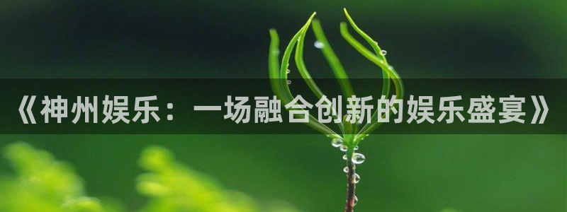 美狮贵宾会4平台注册：《神州娱乐：一场融合创新的娱乐盛宴》